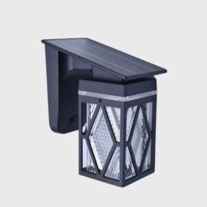Patterned Square-shaped Solar Wall Lanterns